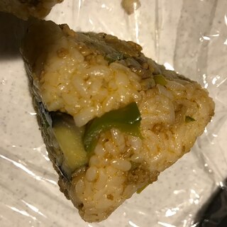 麻婆茄子のおむすび